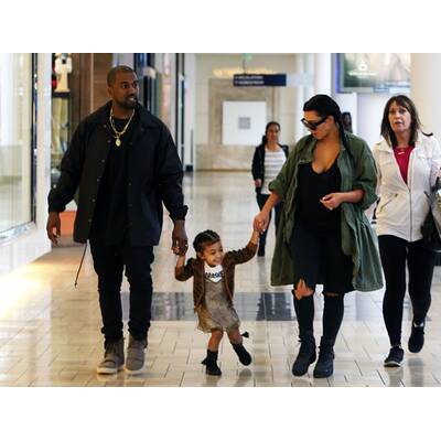 Kim, Kanye & Nori unterwegs