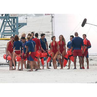 Baywatch-Dreh: Sexy Stars am Set