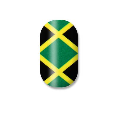 Nägel in Landesflaggen