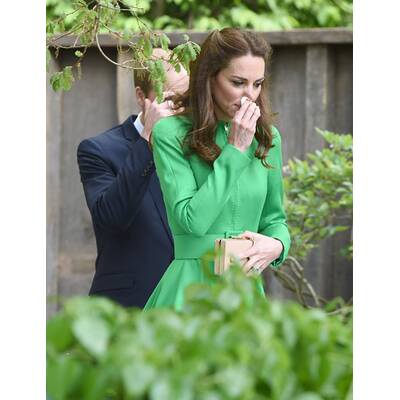 Herzogin Kate verschnupft bei Blumenmesse