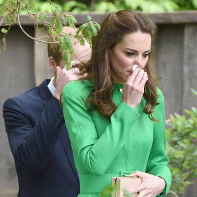 Herzogin Kate verschnupft bei Blumenmesse