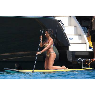 Mel B: Sport im Urlaub