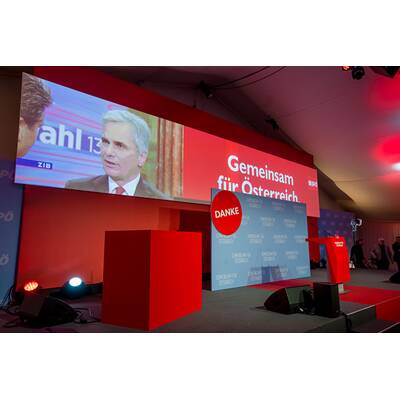 Wahlparty der SPÖ in Wien