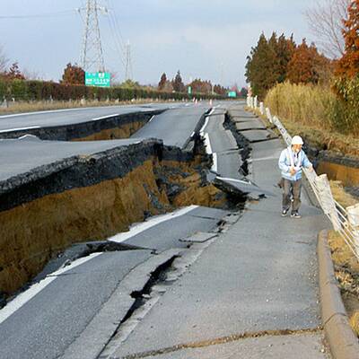 Erdbebenkatastrophe  in Japan