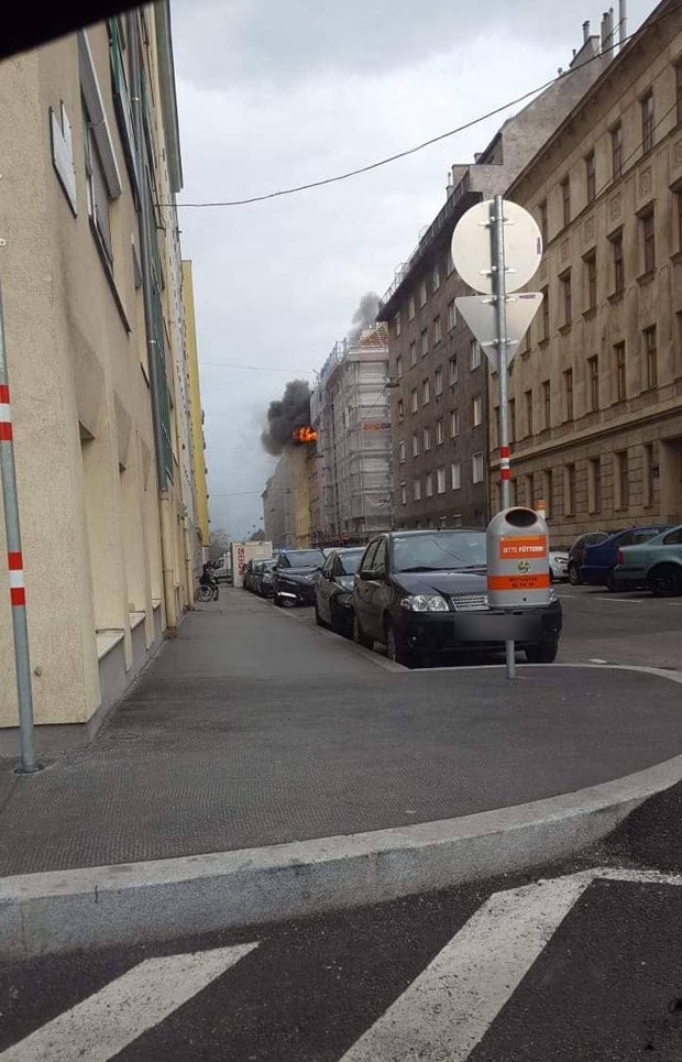 Zimmerbrand mit starker Rauchentwicklung in der Erlachgasse