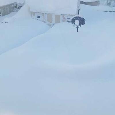 So viel Schnee liegt in Buffalo