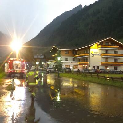 Schweres Unwetter im Pinzgau