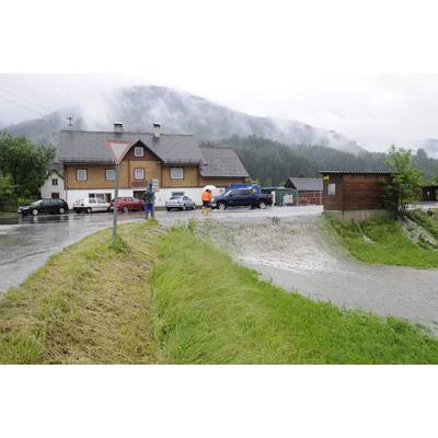 Schlimmes Unwetter in Österreich