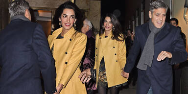 George & Amal Clooney: Süßes Dinner-Date