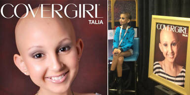 Krebskrankes M&auml;dchen als Covergirl