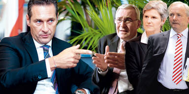 Strache kämpft um sein Überleben