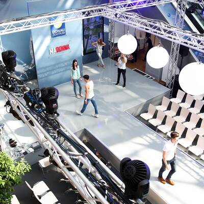 Modelcontest Backstage