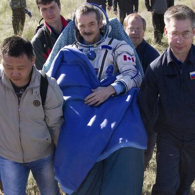 Die Bilder der ISS-Landung