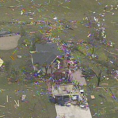 Verwüstung durch Tornados in Texas
