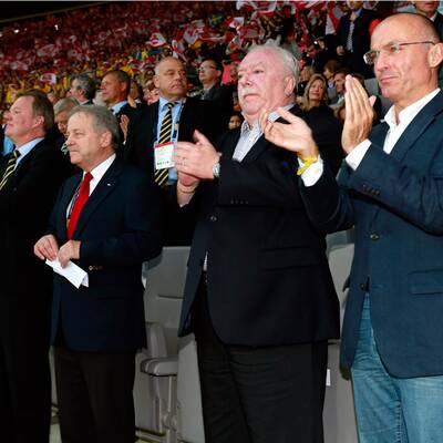 So feierte die Prominenz mit dem ÖFB-Team