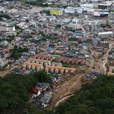 Gewaltiger Erdrutsch in Japan
