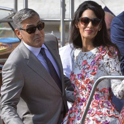 George Clooney & Amal: Die ersten Fotos nach der Hochzeit