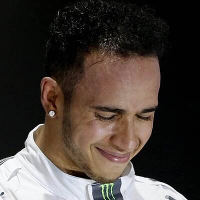 So jubelte Lewis Hamilton über den Titel