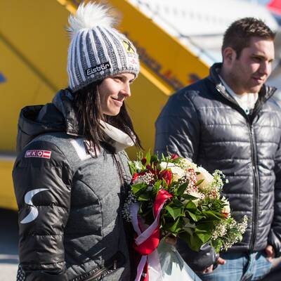 Bilder: Fenninger in Salzburg gelandet