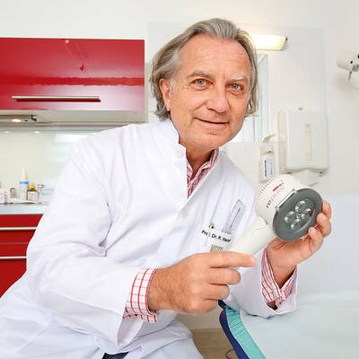 Ralf Kleef: „Mit Ozon oder auch Stamm­zellen  ist Eigenblut ein  Immun- Booster.“