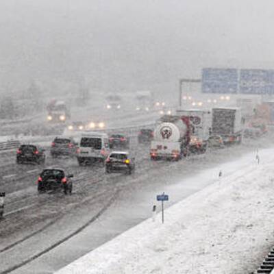 Schnee-Chaos in Wien & Umgebung 