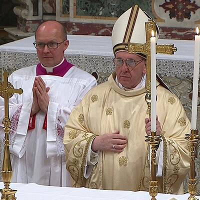 Die erste Papst-Messe