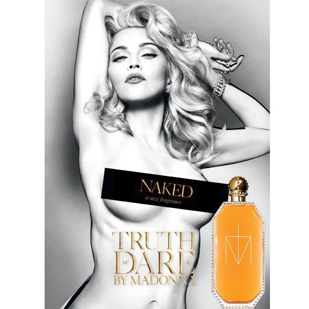 Madonna wirbt fast nackt für Parfüm