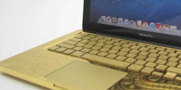 Das ist das 24-Karat Gold MacBook Pro