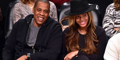Beyonc&eacute; & Jay Z turteln bei Basketball-Spiel