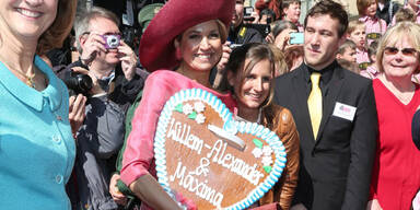 M&aacute;xima & Willem-Alexander besuchen Bayern