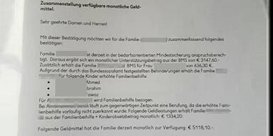 Flüchtlingsfamilie erhält 5.118 Euro im Monat