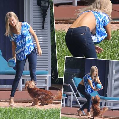 Joanna Krupa verliert fast ihr Shirt