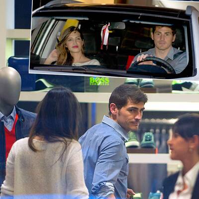 Iker Casillas beim Shoppen mit Sara Carbonero