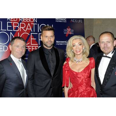 Gery Keszler, Ricky Martin & Co. beim Red Ribbon Konzert