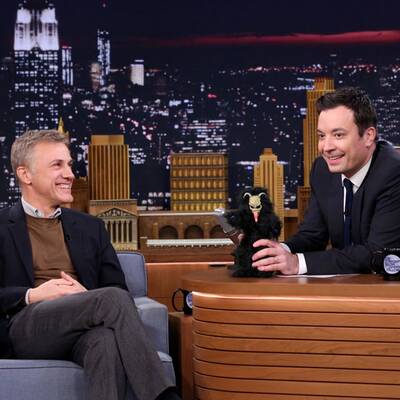 Christoph Waltz bei Jimmy Fallon
