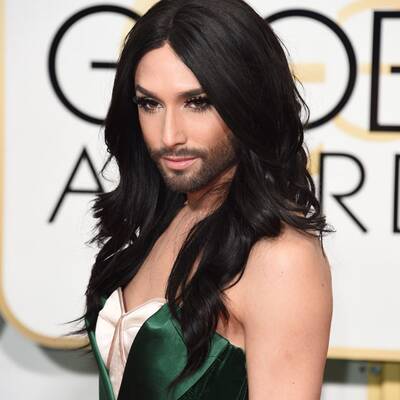 Conchita Wurst bei den Golden Globes 2015