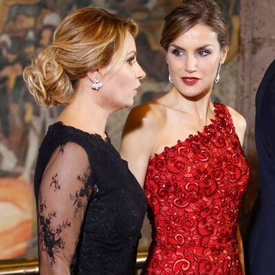 Königin Letizia total glamourös