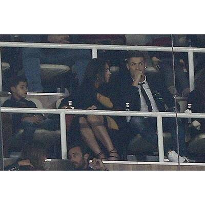 Cristiano Ronaldo mit Freundin Georgina Rodriguez und Sohn Junior