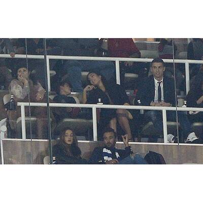 Cristiano Ronaldo mit Freundin Georgina Rodriguez und Sohn Junior