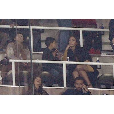 Cristiano Ronaldo mit Freundin Georgina Rodriguez und Sohn Junior