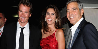 George Clooney, Cindy Crawford, Rande Gerber