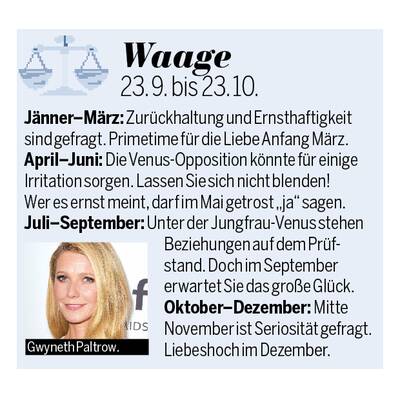 Liebes-Horoskop 2016