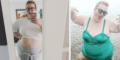 Plus-sized fashion blogger