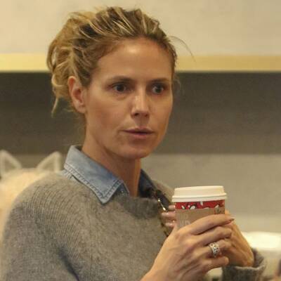 Heidi Klum shoppt ohne Make-up