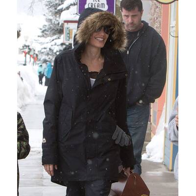 Angelina Jolie genießt den Winter