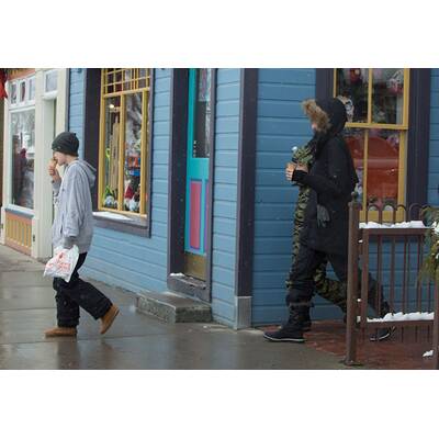 Angelina Jolie genießt den Winter