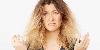 trockene Haare