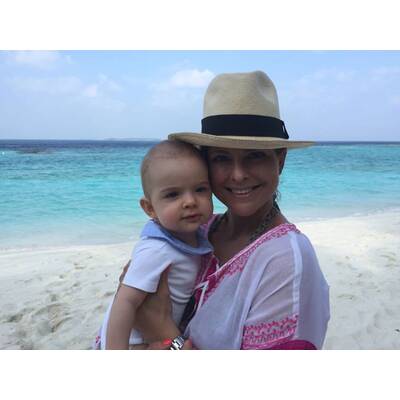 Prinzessin Madeleines süße Urlaubsfotos