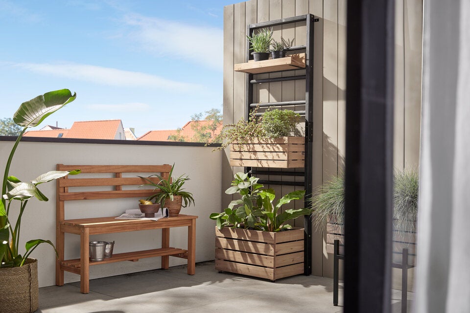 Pflanzwand »Elin« mit flexibel einhängbaren Regalen, von Tchibo