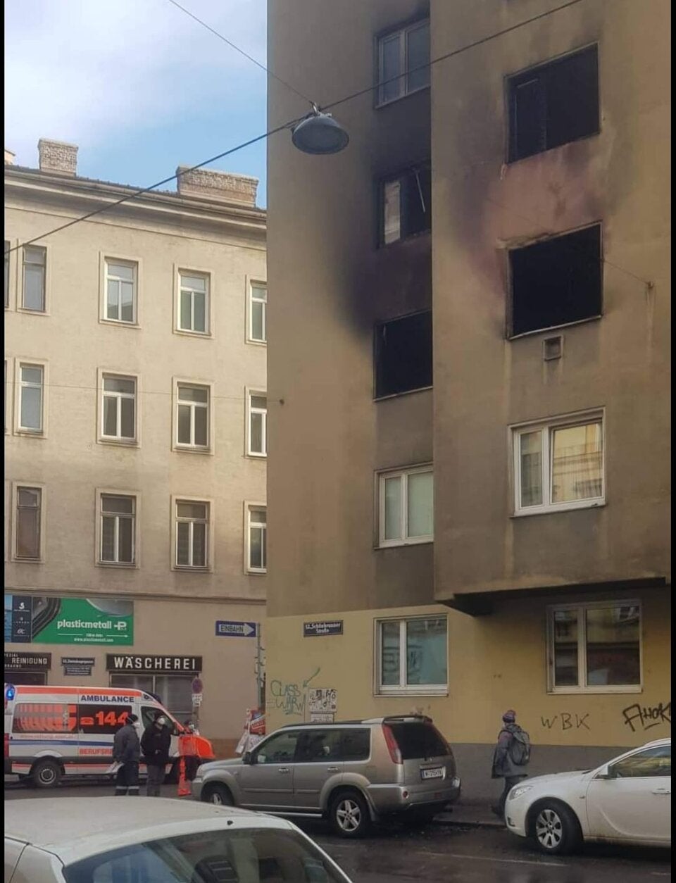 Ein Toter bei Zimmerbrand in Wien
